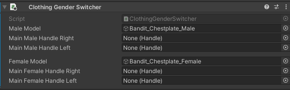 Clothing Gender Switcher Script