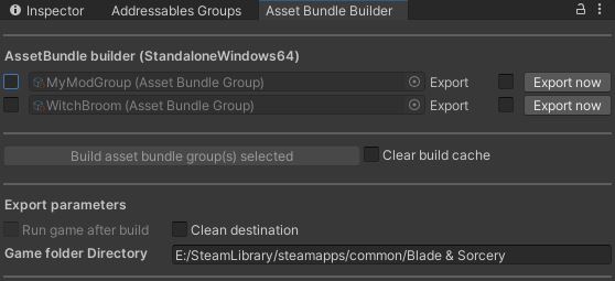 Asset Bundle Builder Tab